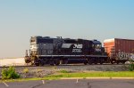 NS GP38-2 Locomotive in the yard